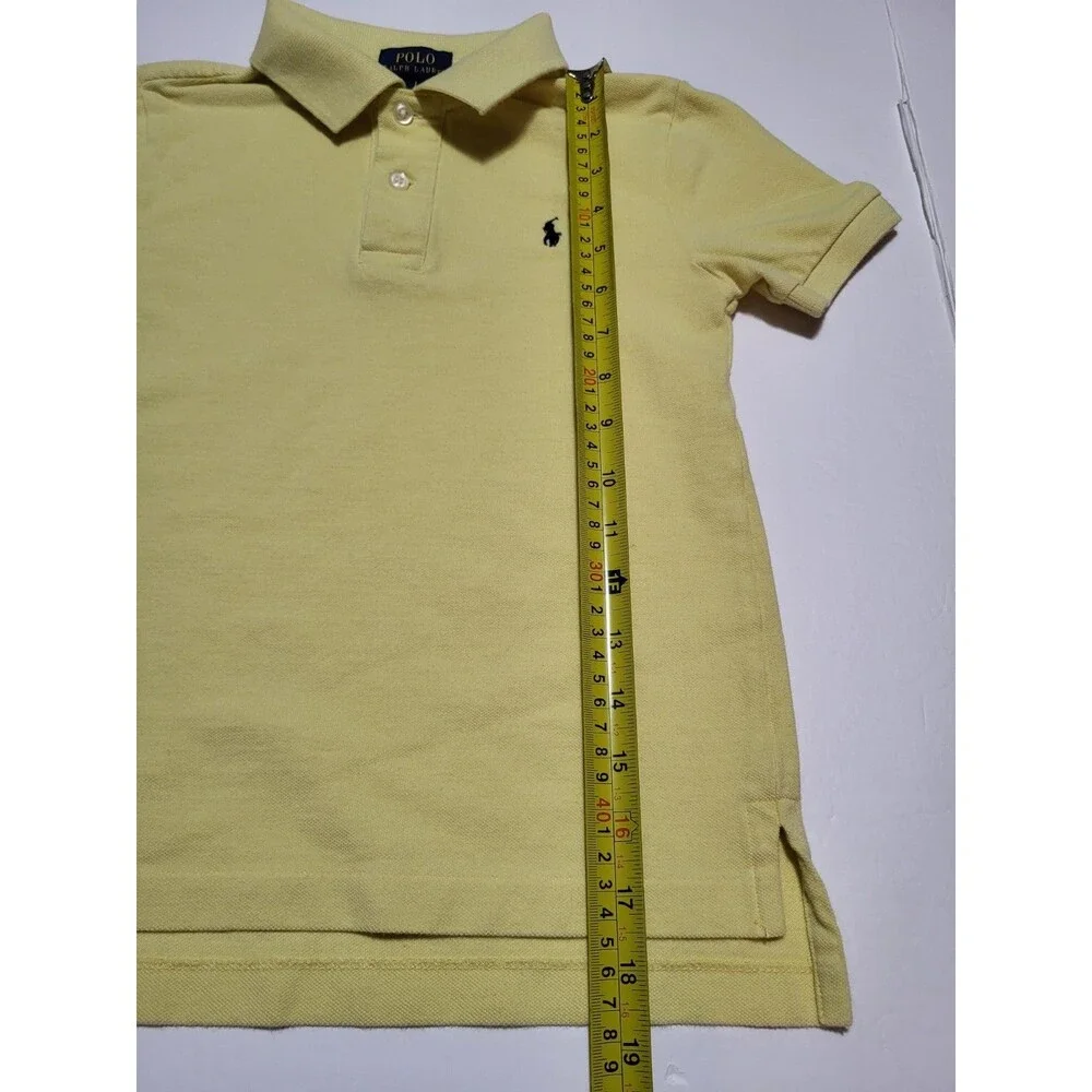 (#L3) Polo By Ralph Lauren Short Sleeve Size Kid's 6 Yellow